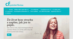 Desktop Screenshot of cystickafibroza.cz